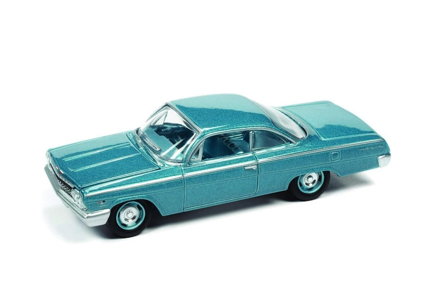 Johnny Lightning - 1962 Chevy Bel Air Twilight Blue Poly "Classic Gold Collection" - Scale 1/64
