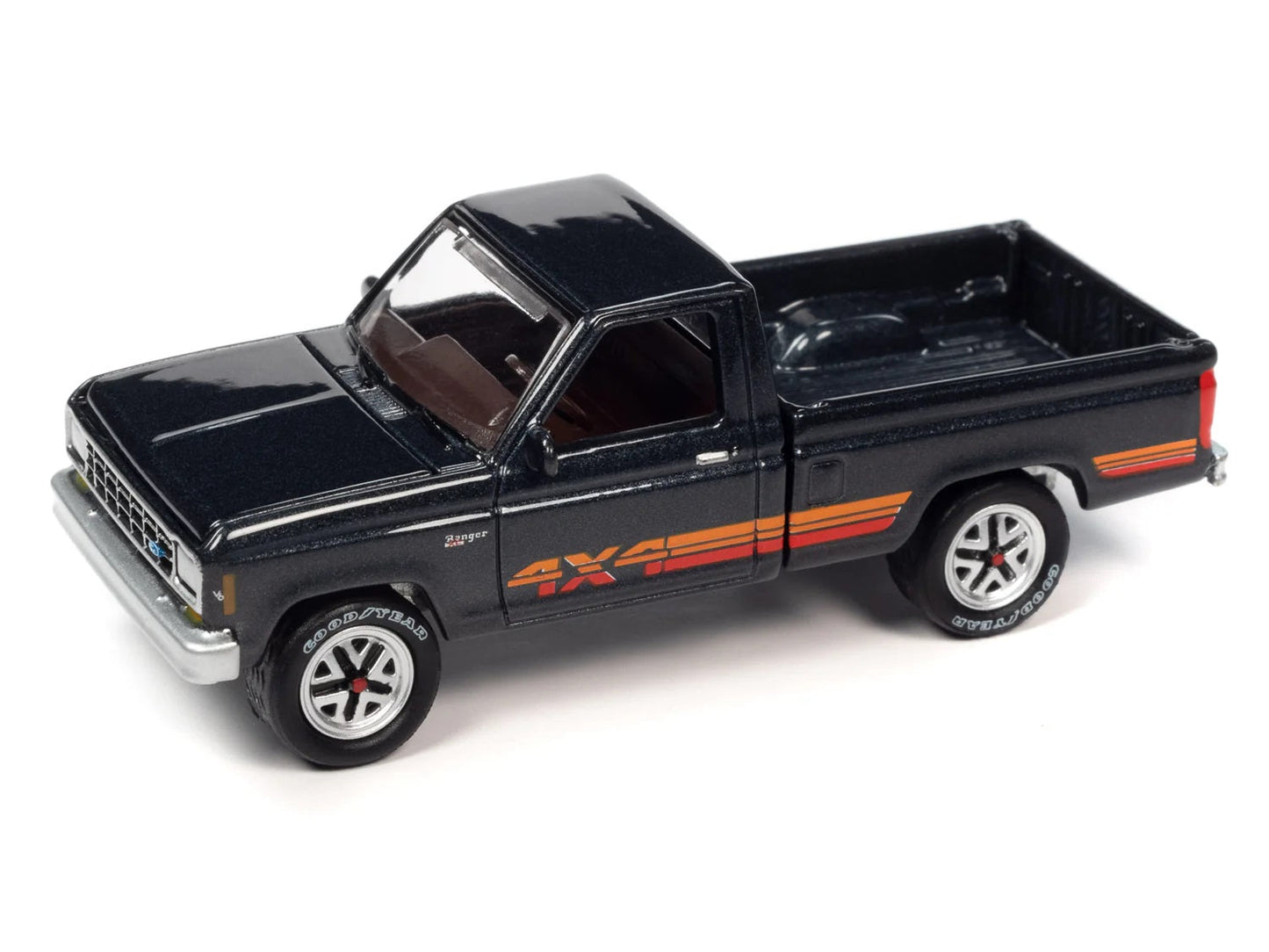 Johnny Lightning - Ford Ranger XL 1985 Black - Scale 1/64