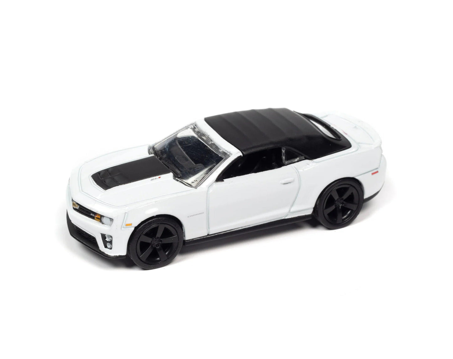 Johnny Lightning - 2013 Chevrolet Camaro ZL1 Convertible Summit White "Classic Gold Collection" - Scale 1/64