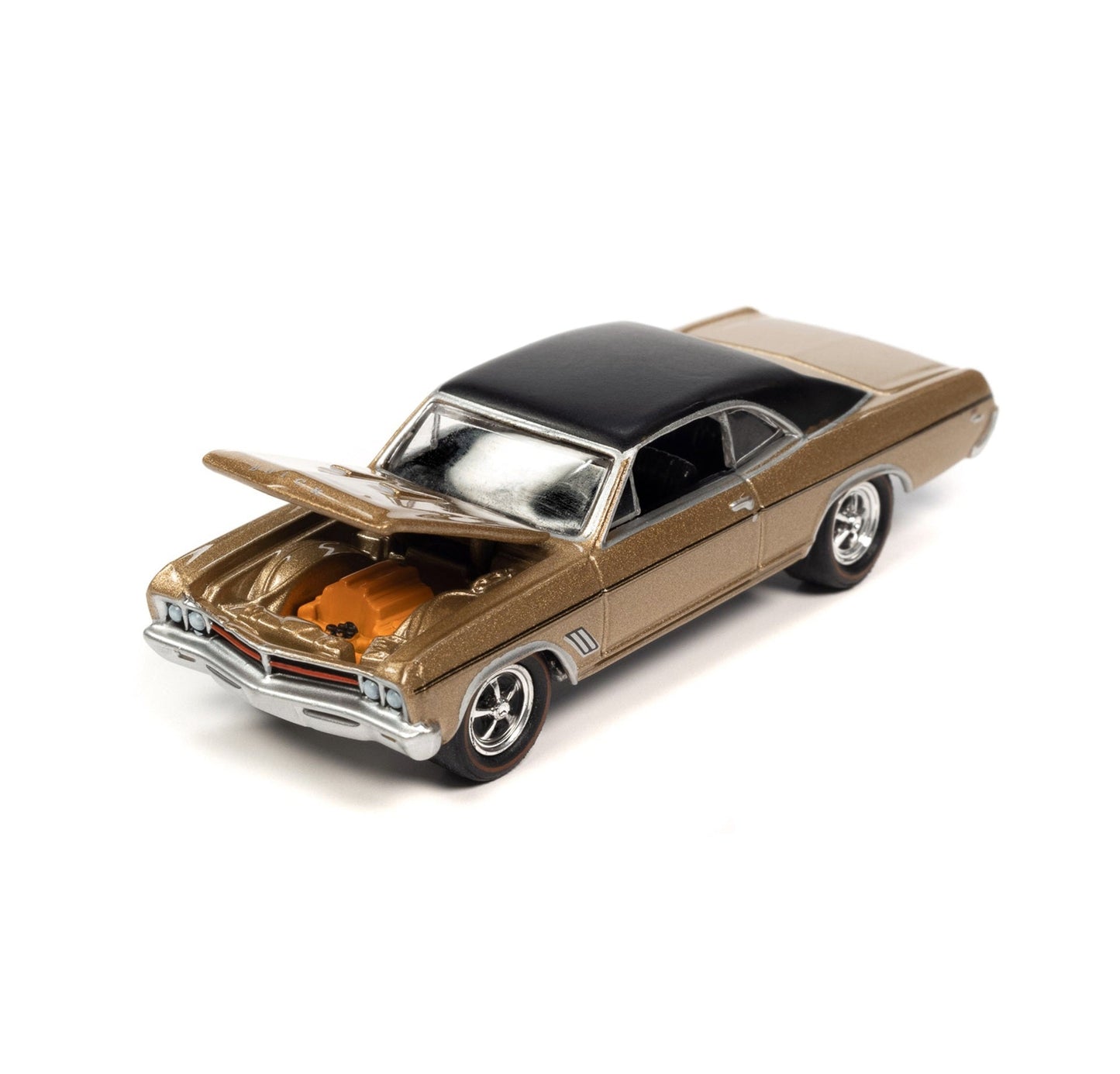Johnny Lightning - 1967 Buick GS 400 Gold Mist Poly "Used OK Cars" - Scale 1/64