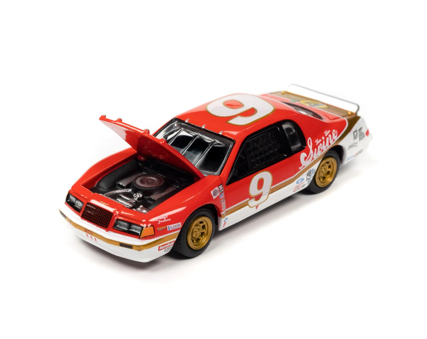 Johnny Lightning - 1986 Ford Thunderbird Stock Car (24hrs of LeMons) "Street Freaks" - 1/64 Scale