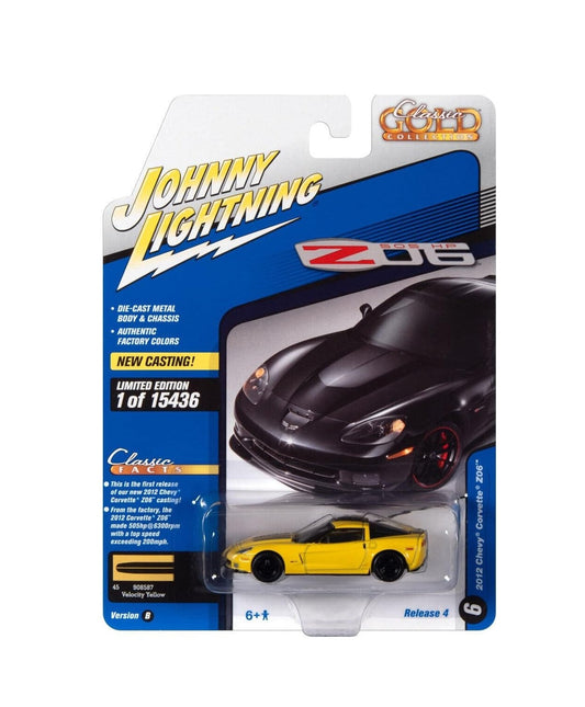 Johnny Lightning - 2012 Chevrolet Corvette Z06 Yellow "Classic Gold Collection" - Scala 1/64