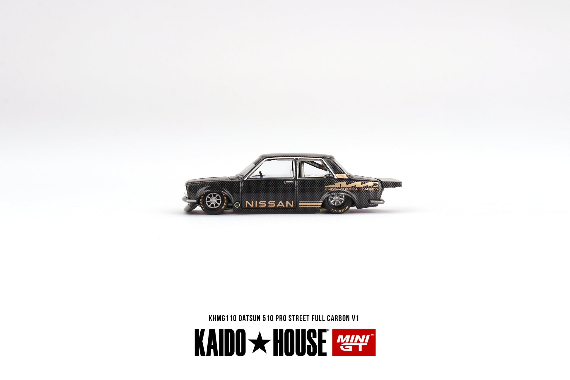 Modellino Datsun 510 1:64 Mini GT X Kaido House Datsun 510 Pro Street 1:64 - Modello Rosso Edizione Limitata KHMG003 Auto In Scala 1:64 Da Collezione - Foto 5