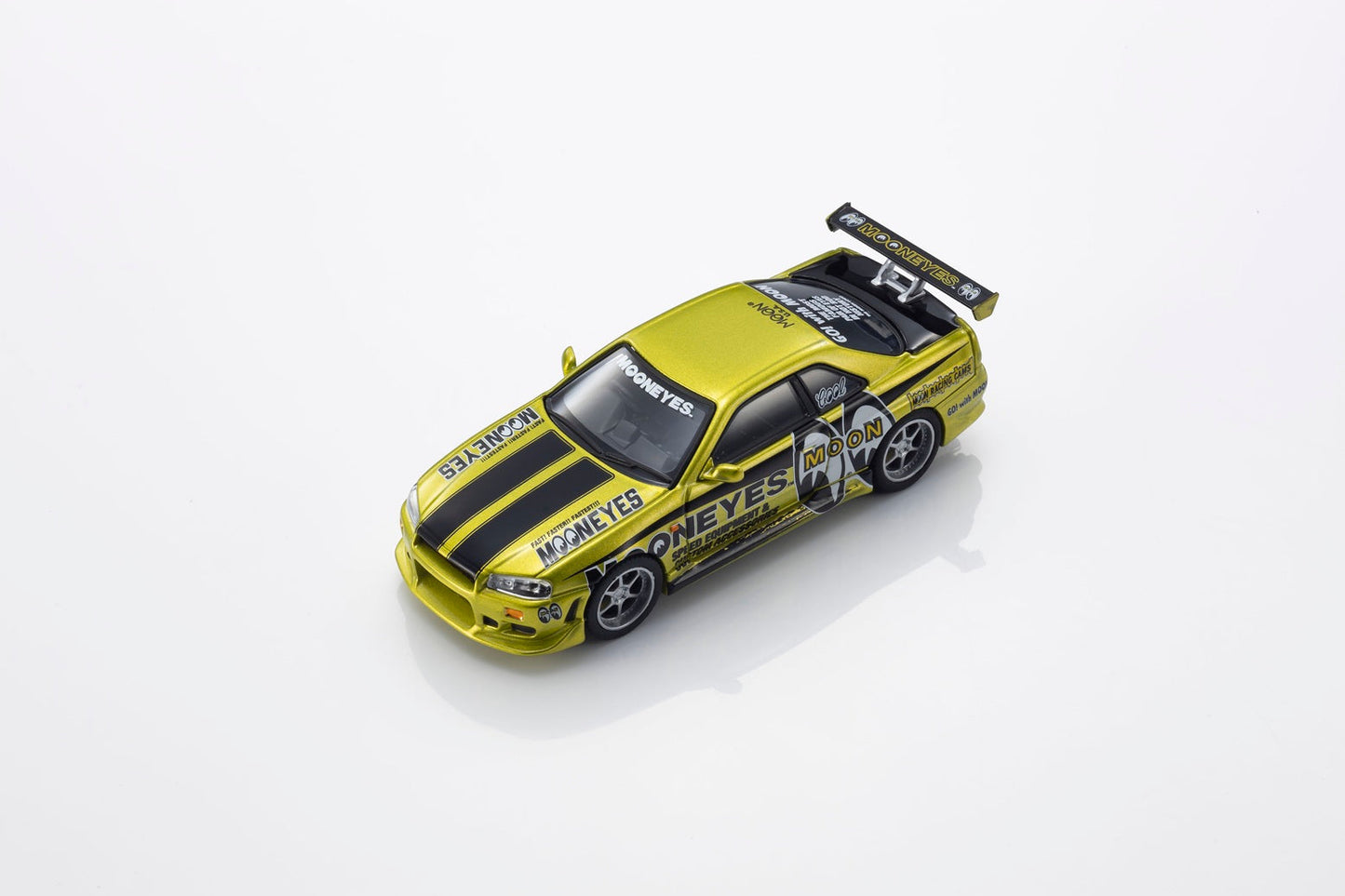 [PRE-ORDER] Kyosho - Nissan Skyline GTR (R34) MOONEYS 1 with led 2026 - Scala 1/64 07134LM1