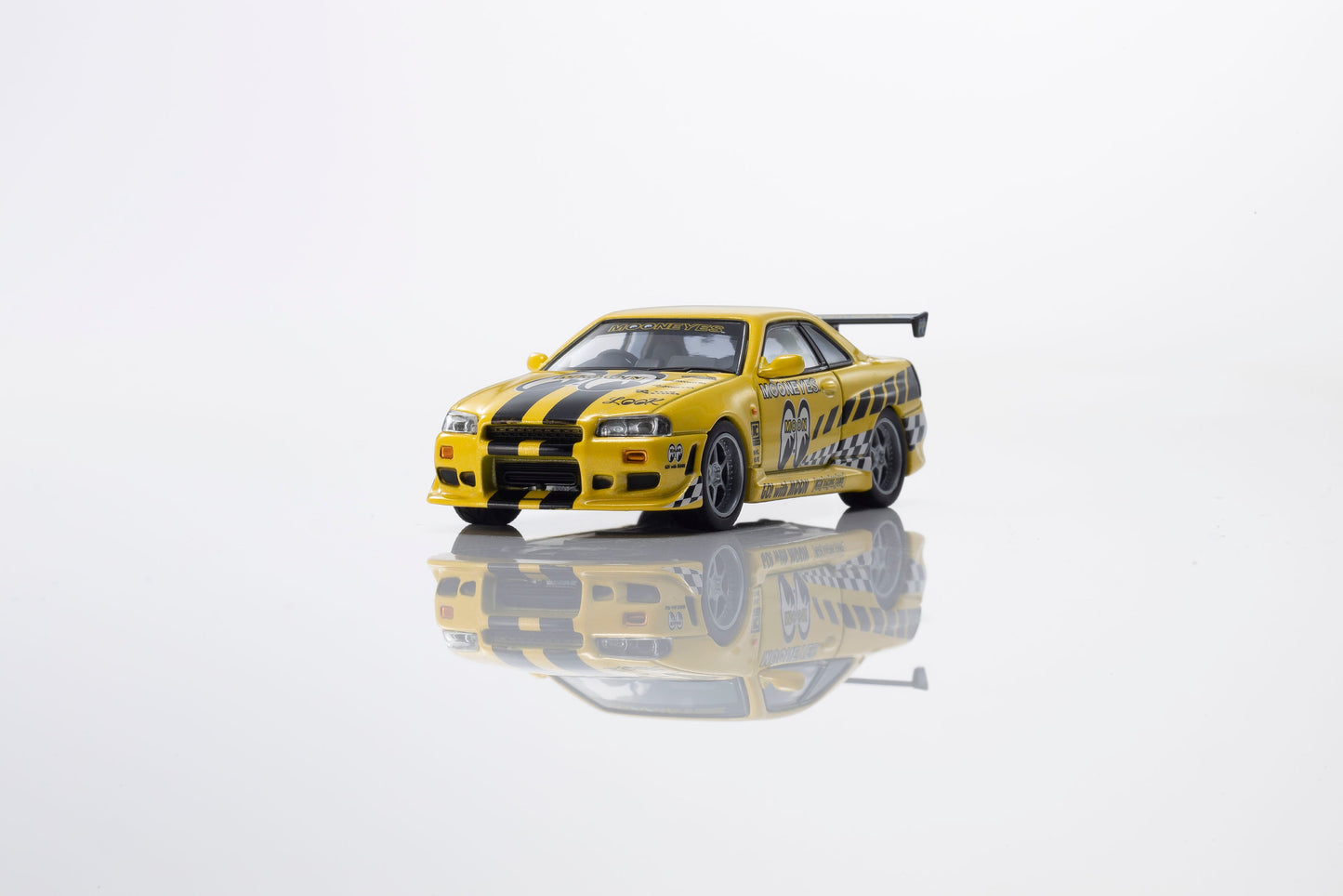 [PRE-ORDER] Kyosho - Nissan Skyline GTR (R34) MOONEYS 2 with led 2026 - Scala 1/64 07134LM2
