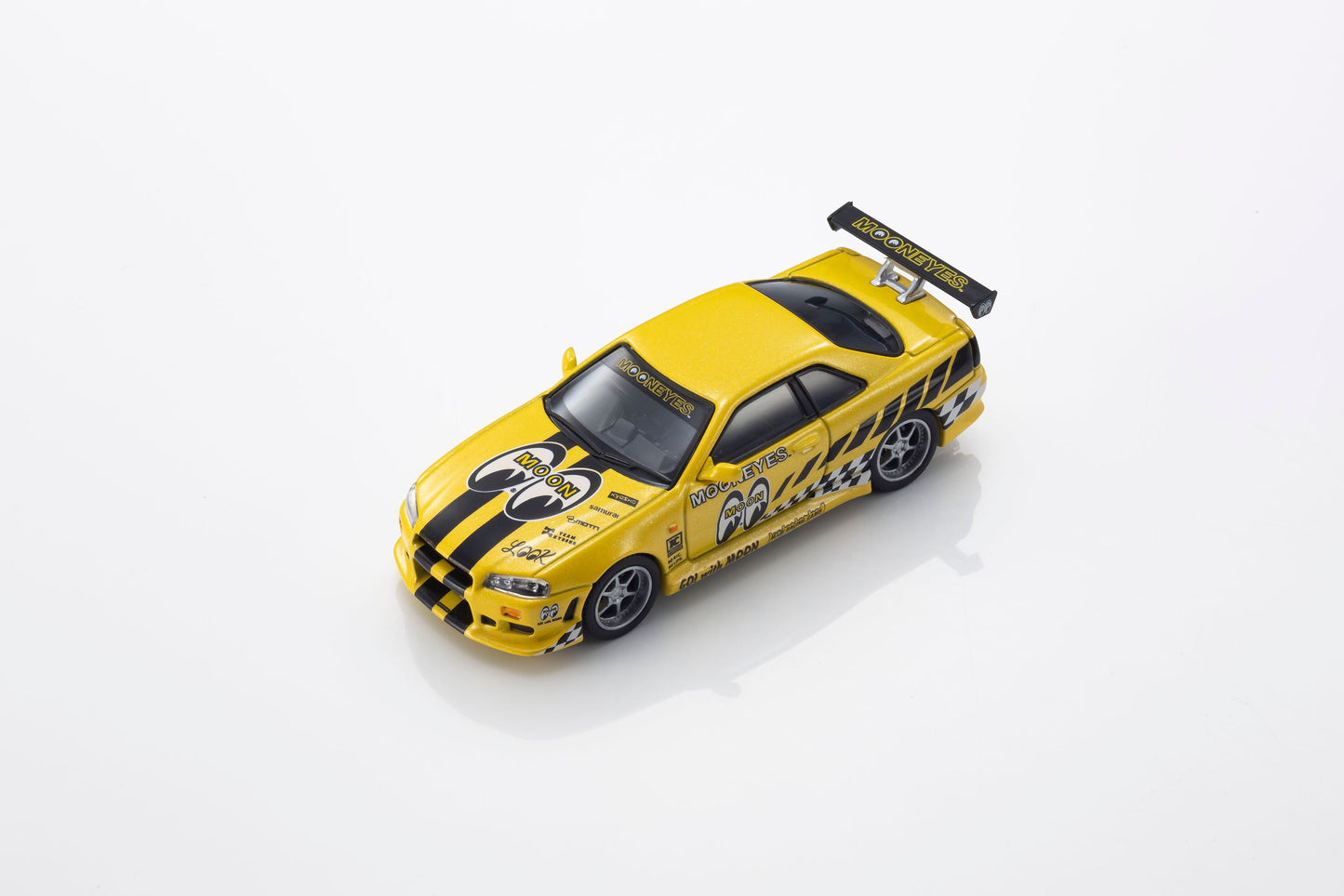 [PRE-ORDER] Kyosho - Nissan Skyline GTR (R34) MOONEYS 2 with led 2026 - Scala 1/64 07134LM2