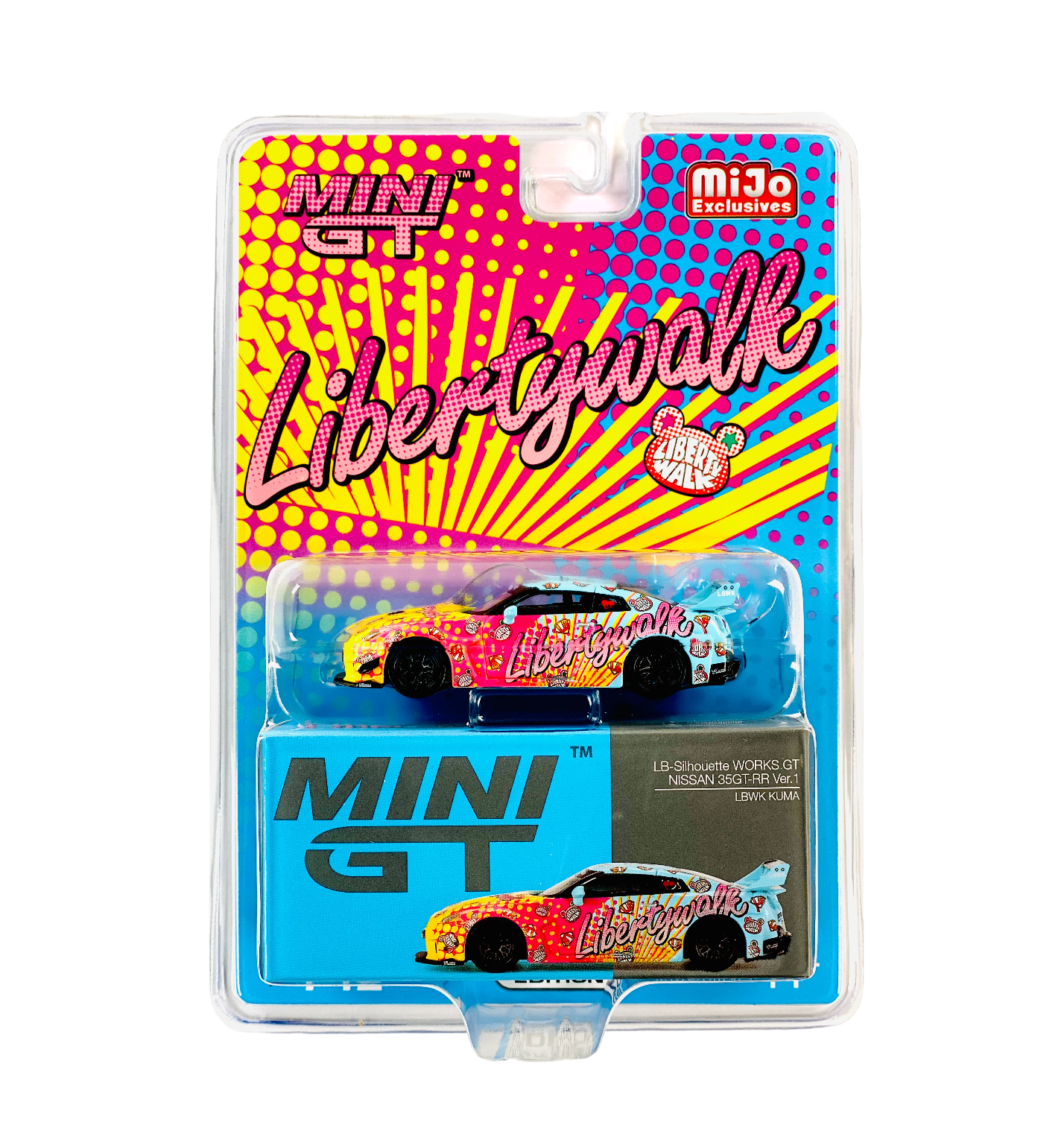 Mini GT - LB-Silhouette WORKS GT NISSAN 35GT-RR Ver.1 LBWK KUMA - MiJo Exclusives - Scala 1/64 MGT00742-MJ