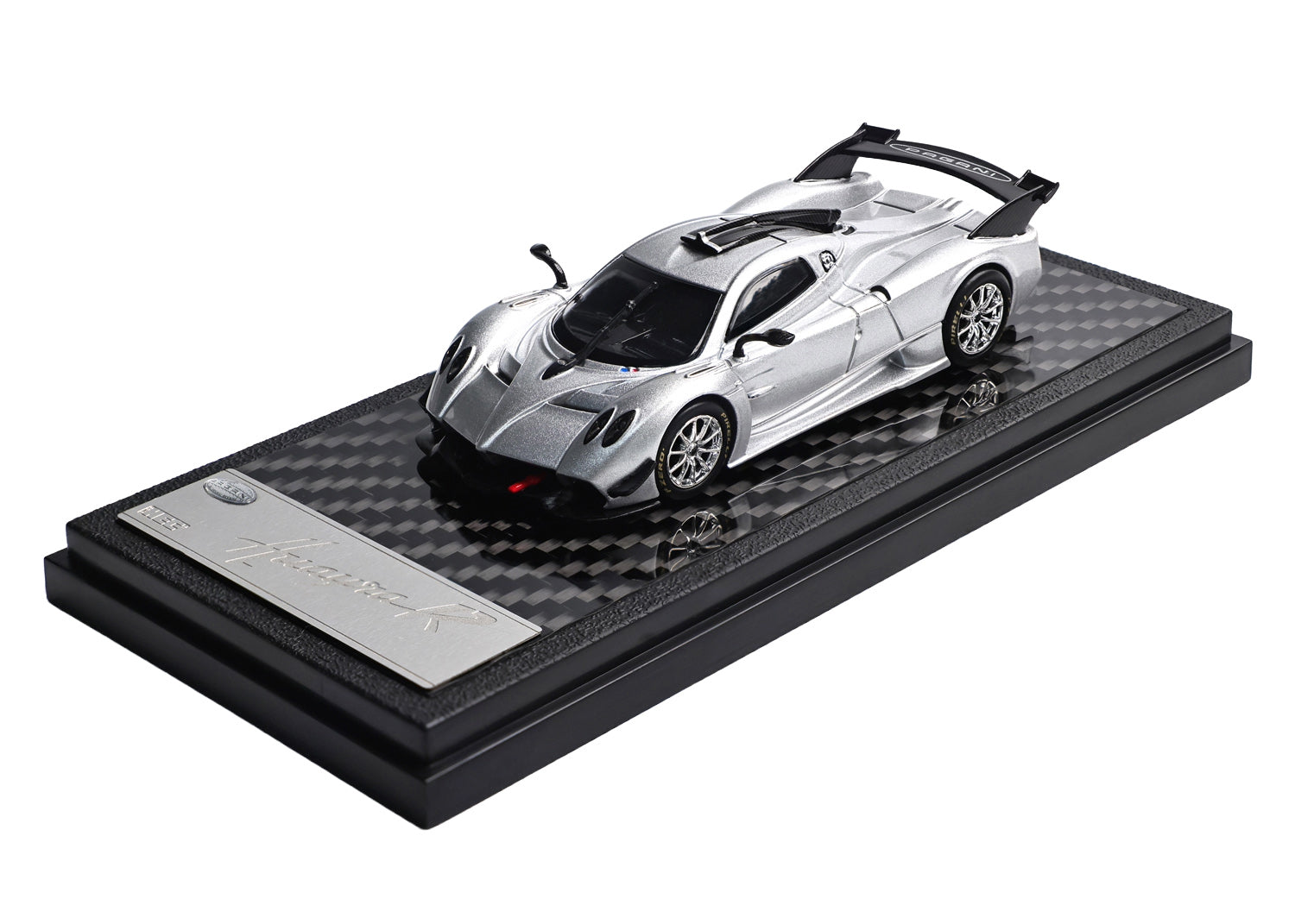 LCD Models - Pagani Huayra R Silver - 1/64 Scale LCD64028-SI – 1