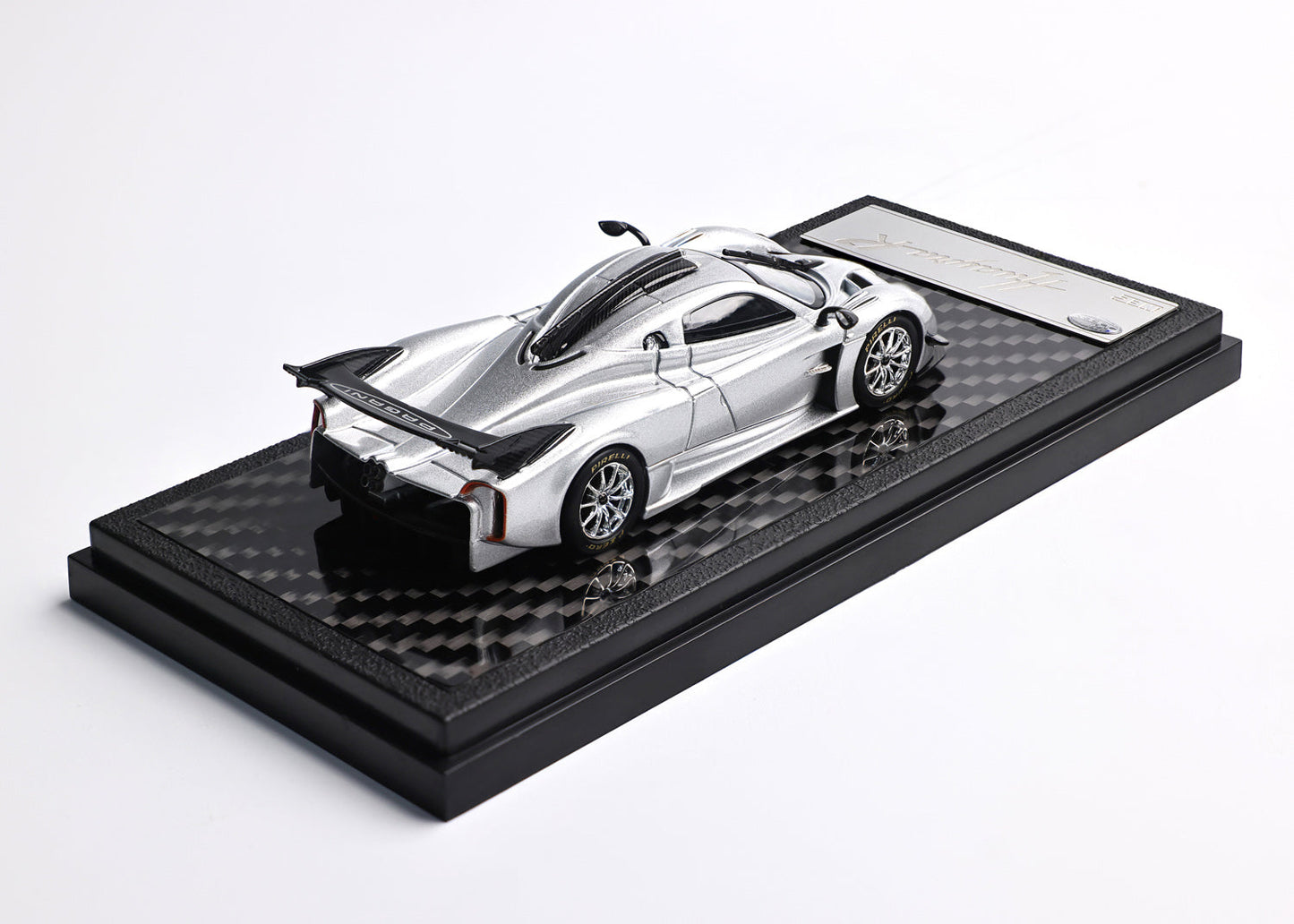 LCD Models - Pagani Huayra R Silver - 1/64 Scale LCD64028-SI