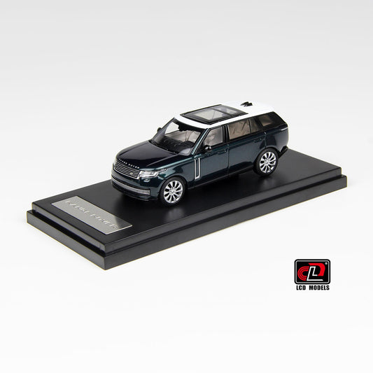 LCD Models - Range Rover 2022 Green and White - Scala 1/64 LCD64031-GW