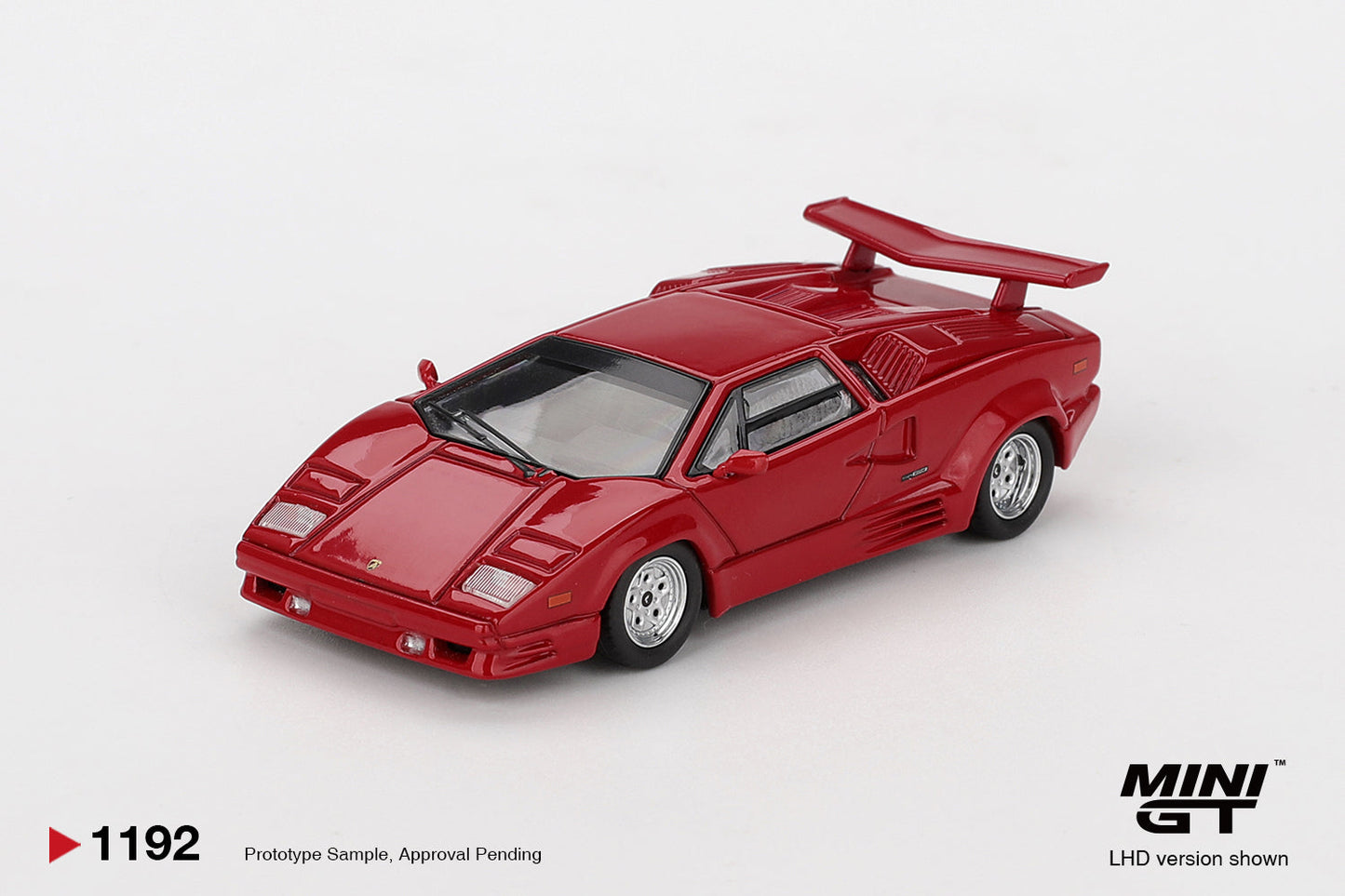 [PRE-ORDER] - Mini GT - Lamborghini Countach 25th AnniveRSary Red 1988 - Scale 1/64 MGT01192-L