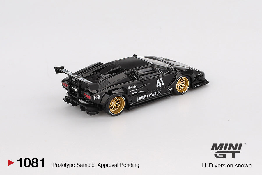[PRE-ORDER] Mini GT - Lamborghini Countach LB-WORKS Black - Scale 1/64 MGT01081-L