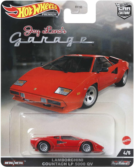 Hot Wheels Premium - Lamborghini Countach LP 5000 QV Red - Series Car Culture - Scala 1/64