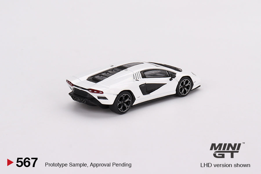 Mini GT - Lamborghini Countach LPI 800-4 Bianco Siderale MiJo Exclusives LHD - Scala 1/64 MGT00567-MJ