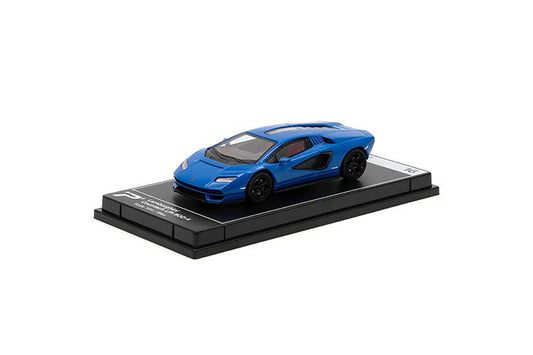 Lamborghini Countach LPI 800-4 Blue - PosterCaRS - Scale 1/64 H16