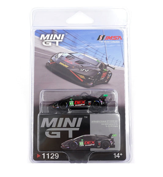 Mini GT - Lamborghini Huracán GT3 EVO2 #45 No.45 DEX Imaging - Scala 1/64 MGT01129-BL Blister Packaging