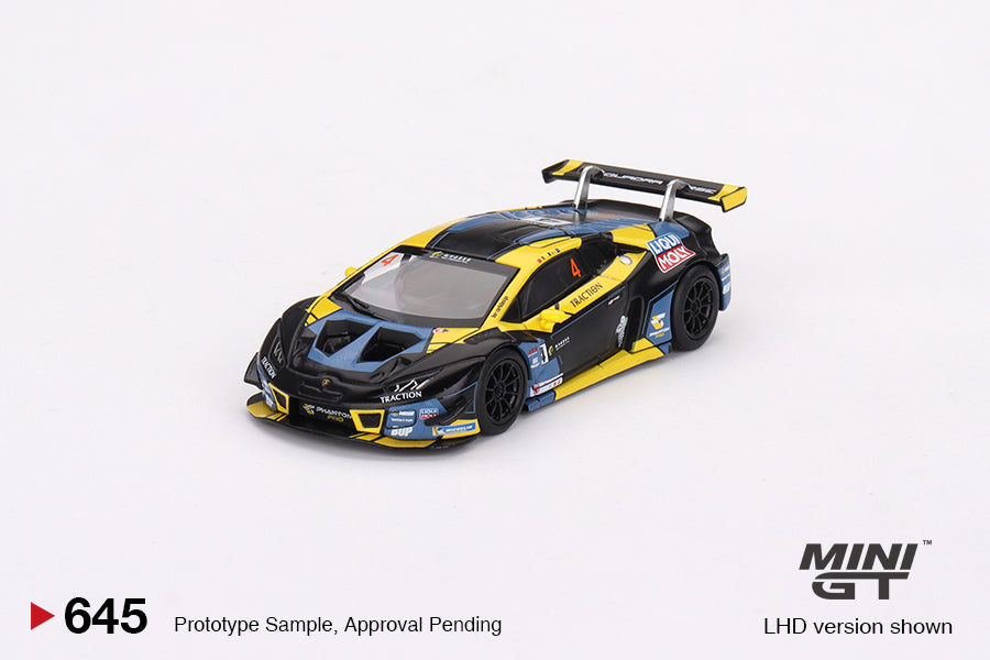 Mini GT - Lamborghini Huracán GT3 EVO #4 2022 - Scala 1/64 MGT00645