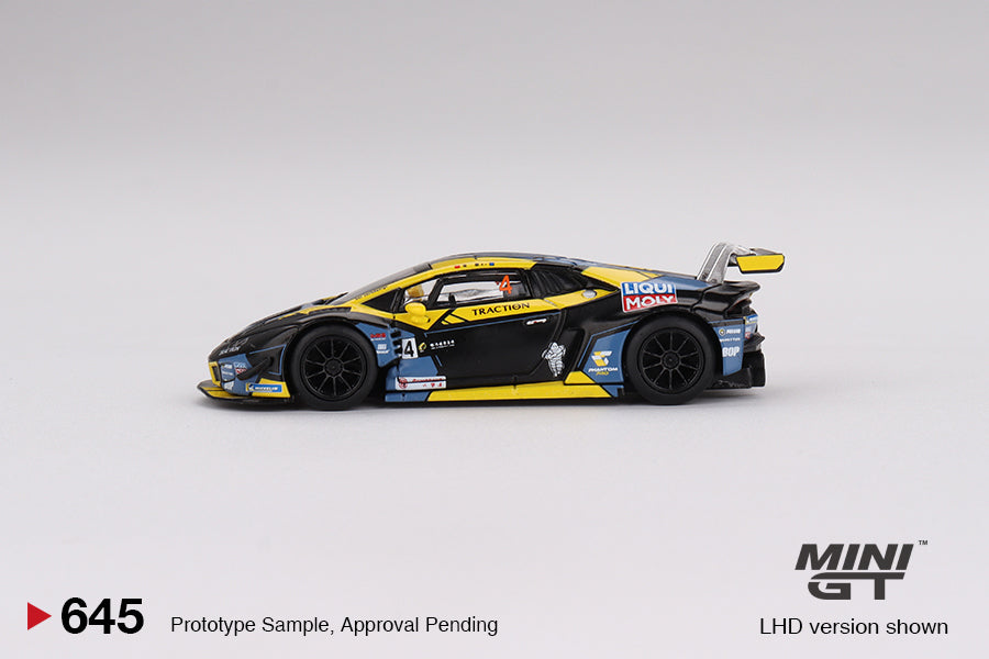 Mini GT - Lamborghini Huracán GT3 EVO #4 2022 - Scala 1/64 MGT00645