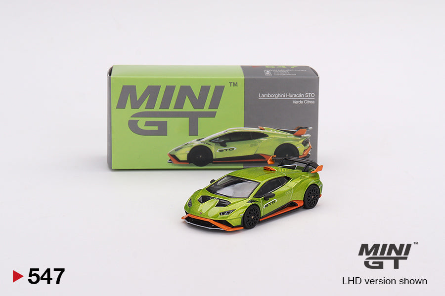 Mini GT - Lamborghini Huracán STO Verde Citrea - Scala 1/64 MGT00547-R