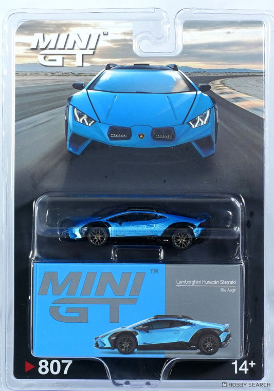 Mini GT - Lamborghini Huracán Sterrato Blu Aegir - Scala 1/64 MGT00807-BL Blister Packaging