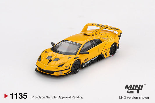 [PRE-ORDER] Mini GT - Lamborghini Murcielago LB-Silhouette WORKS GT EVO Yellow - Scala 1-64 MGT01135-L