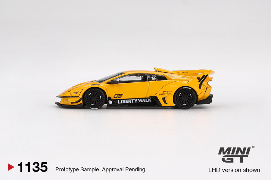 [PRE-ORDER] Mini GT - Lamborghini Murcielago LB-Silhouette WORKS GT EVO Yellow - Scala 1-64 MGT01135-L