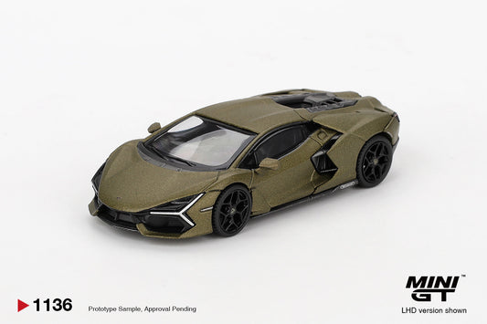 [PRÉCOMMANDE] - Mini GT - Lamborghini Revuelto Verde Gea Matte 2023 - Échelle 1/64 MGT01136-L