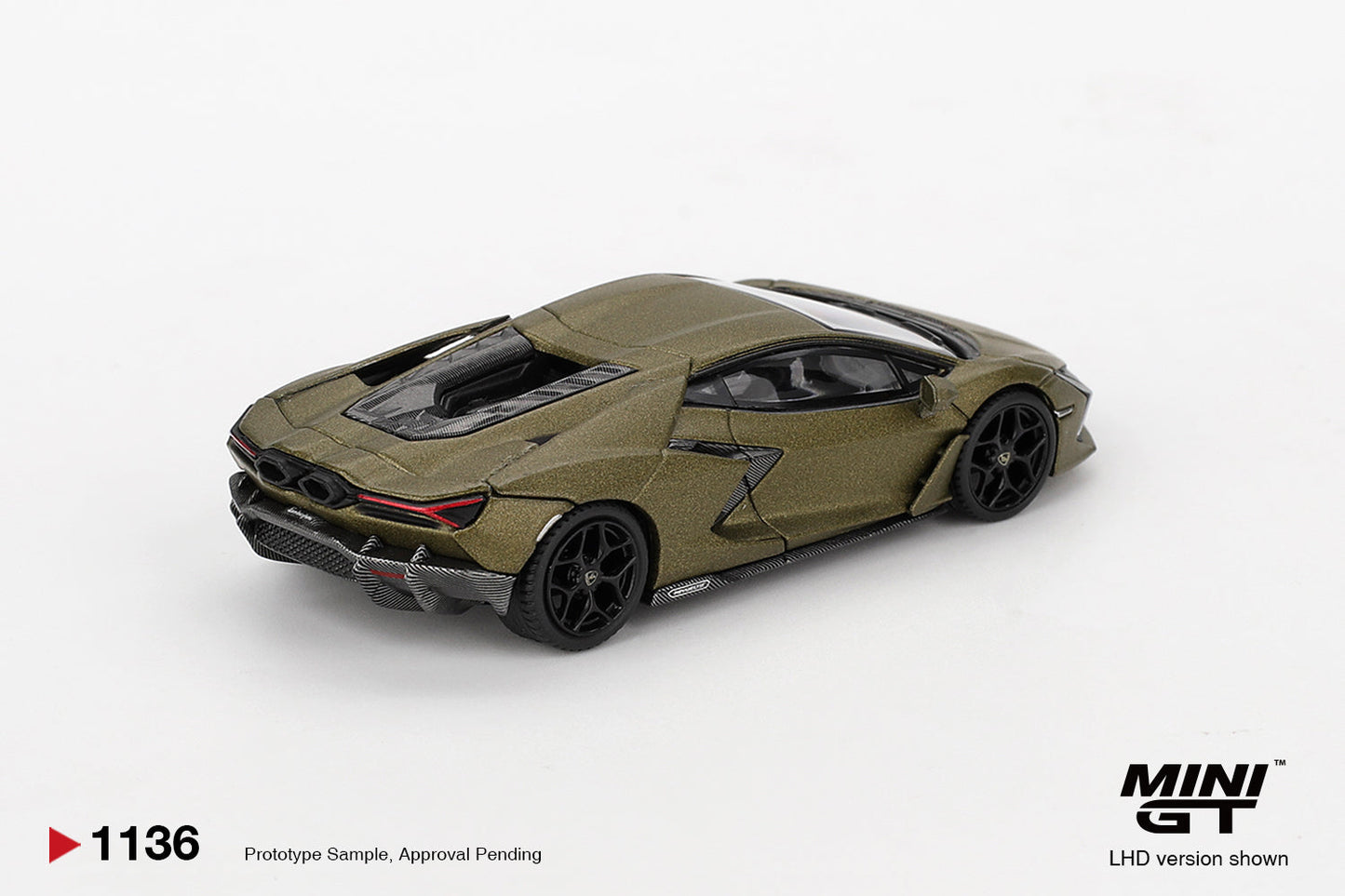 [PRE-ORDER] - Mini GT - Lamborghini Revuelto Verde Gea Matte 2023 - Scale 1/64 MGT01136-L