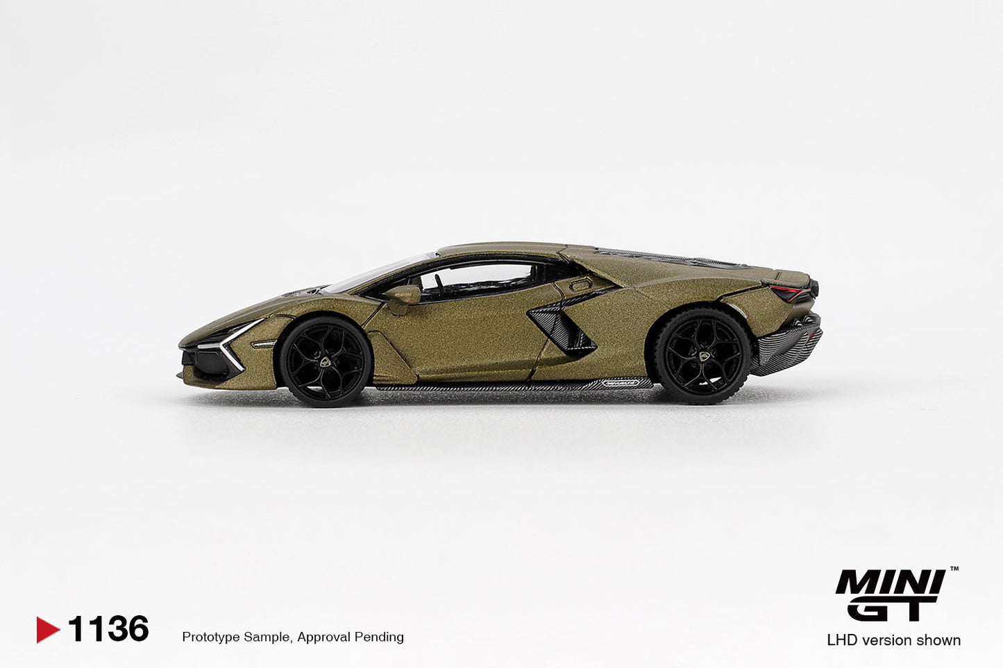 [PRE-ORDER] - Mini GT - Lamborghini Revuelto Verde Gea Matte 2023 - Scale 1/64 MGT01136-L