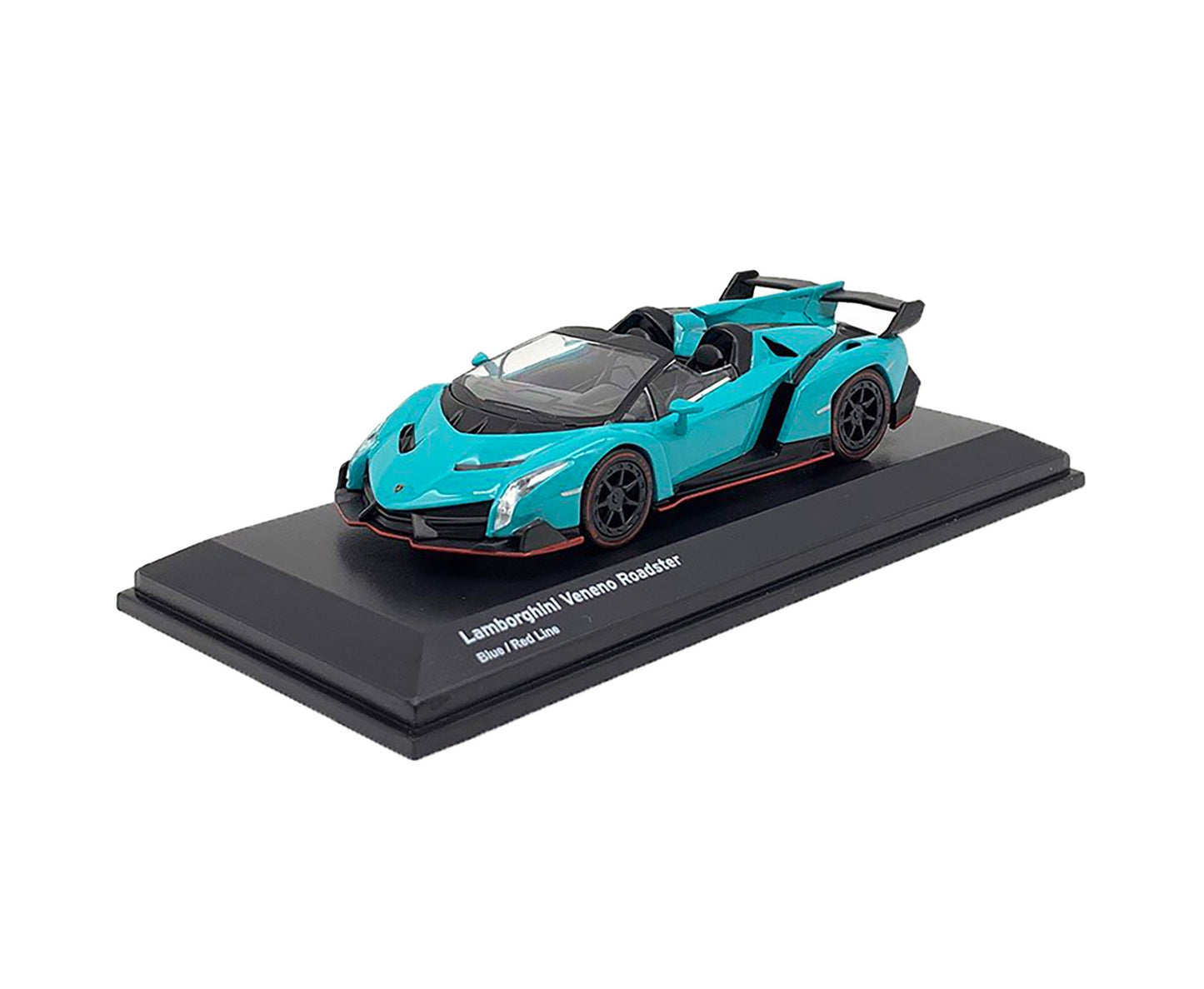 Kyosho - Lamborghini Veneno Roadster Blue / Red Line (KS07040A4) - Scale 1/64