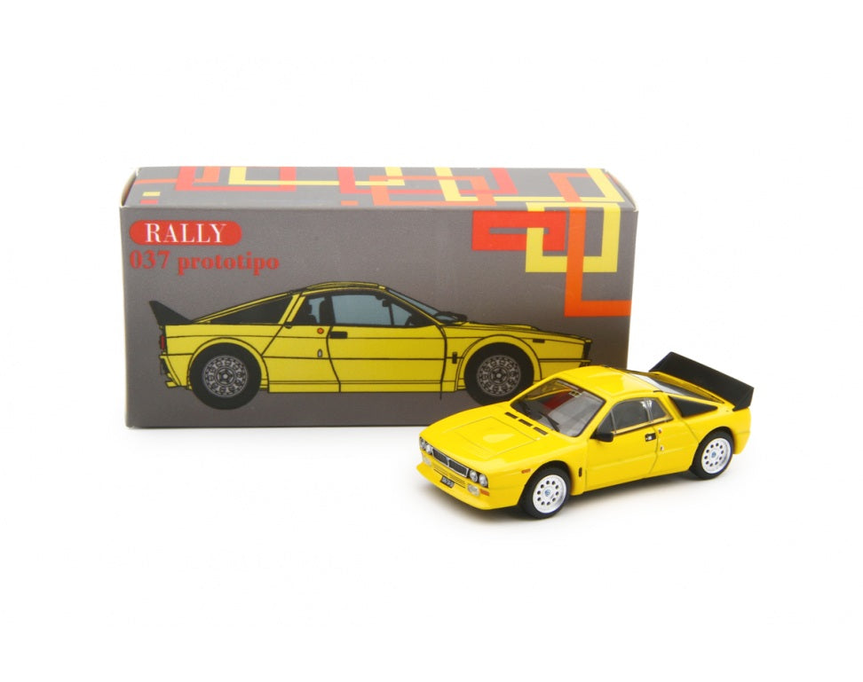 Laudoracing - Lancia 037 Road Rally Prototype 1982 Yellow - Scale 1/64