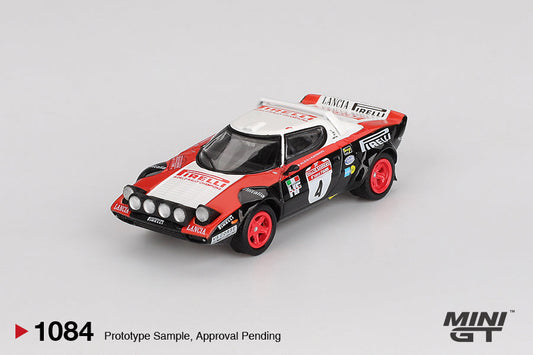 [PRE-ORDER] Mini GT - Lancia Stratos HF #4 1978 Rally Sanremo Winner - 1/64 Scale MGT01084-L