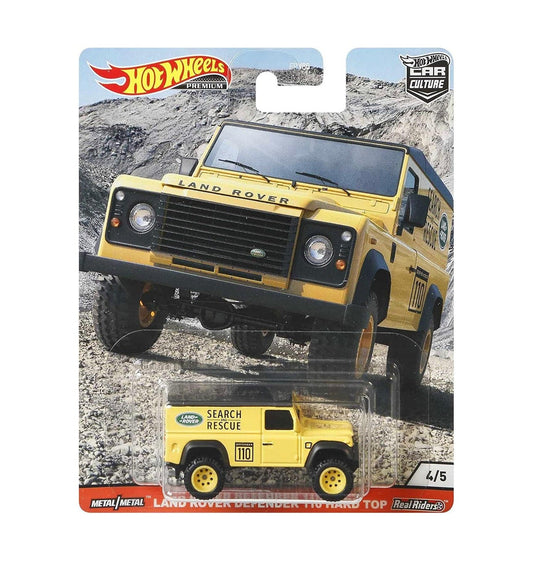 Hot Wheels Premium - Land Rover Defender 110 Hard Top - Series Wild Terrain - Scala 1/64