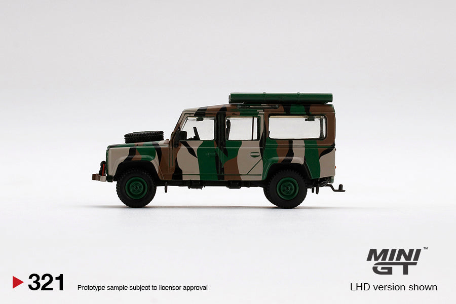 Mini GT - Land Rover Defender 110 Malaysian Army - Scala 1/64 MGT00321-R