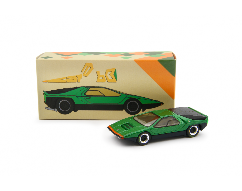 Laudoracing - 1968 Alfa Romeo 33 Bertone Carabo Green - Échelle 1/64
