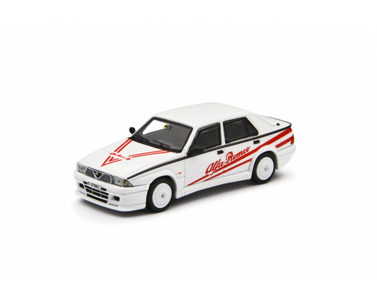 Laudoracing - Alfa Romeo 75 1.8i Turbo Evoluzione 1987 Alfa Livery White - 1/64 Scale