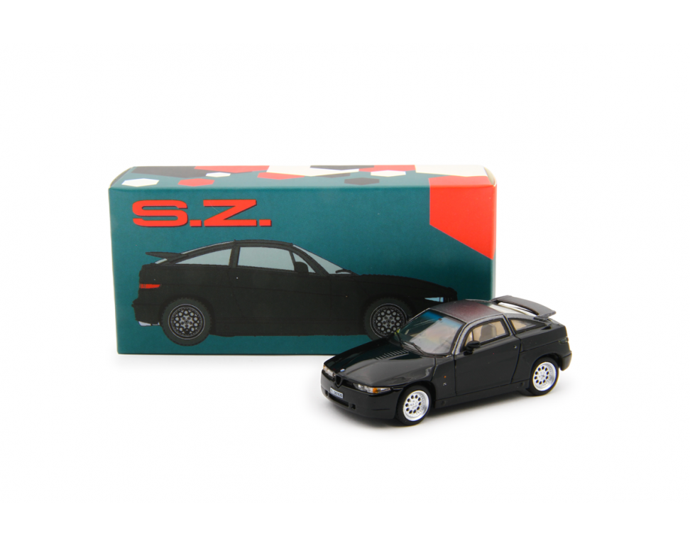 Laudoracing - Alfa Romeo SZ (Es 30) 1989 Black - 1/64 Scale