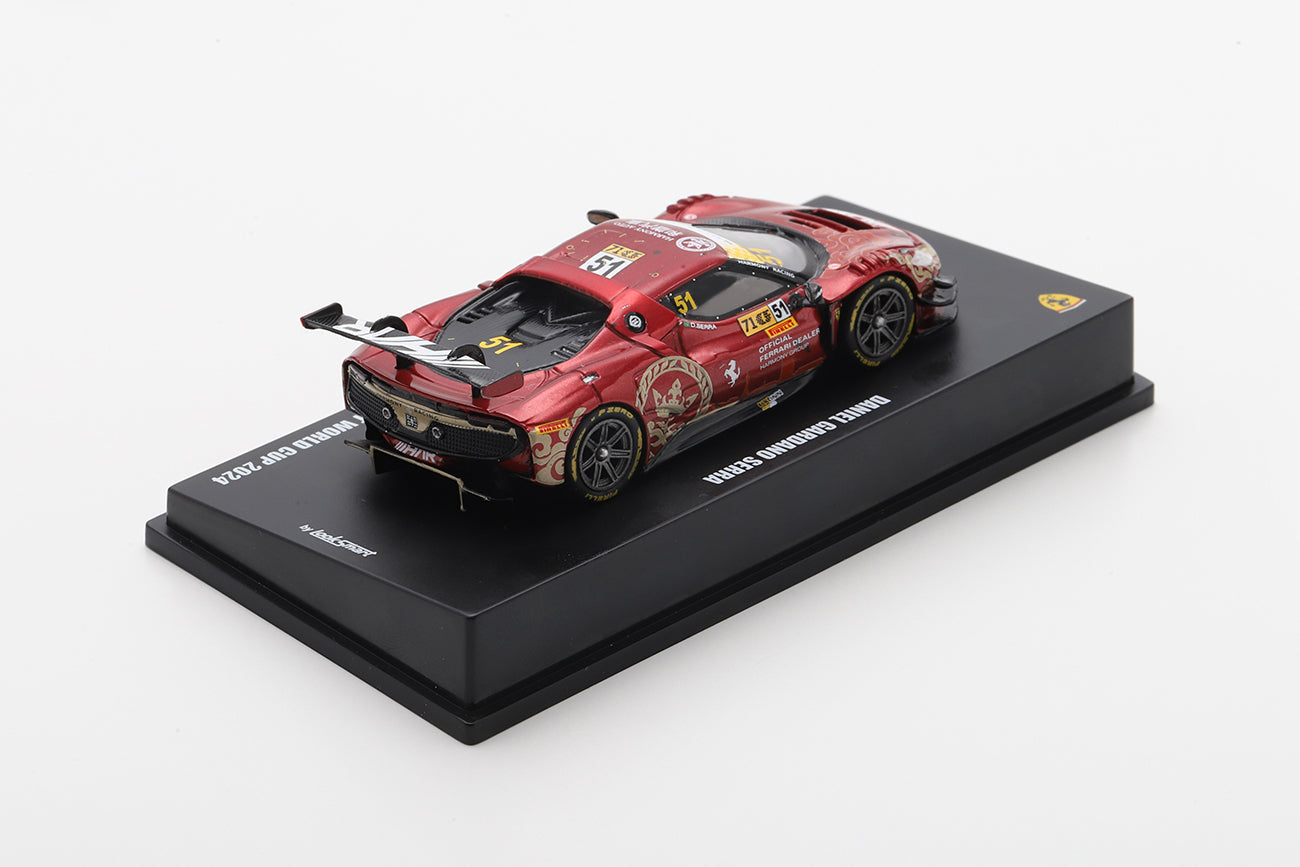 Looksmart - Ferrari 296 GT3 Harmony Racing Macau GT Cup – FIA GT World Cup 2024 #51 - Scala 1/64 LS64013