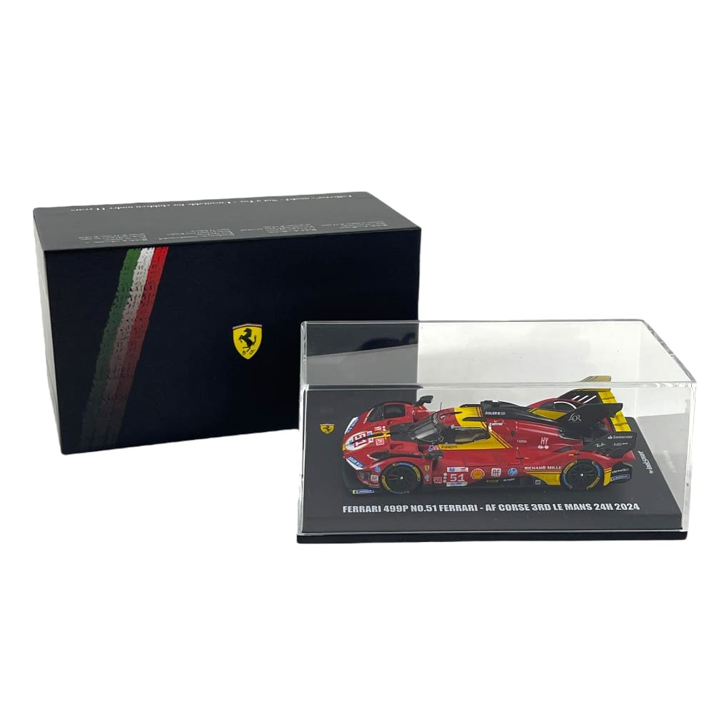 Looksmart - Ferrari 499P 3rd 24h Le Mans 2024 #51 - Scala 1/64 LS64006LM