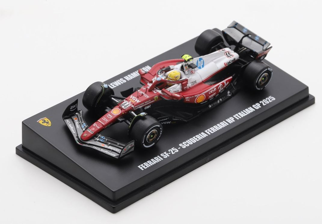 Looksmart - Ferrari SF-25 44 Lewis Hamilton F1 Italy GP 2025 - 1/64 Scale LS64027