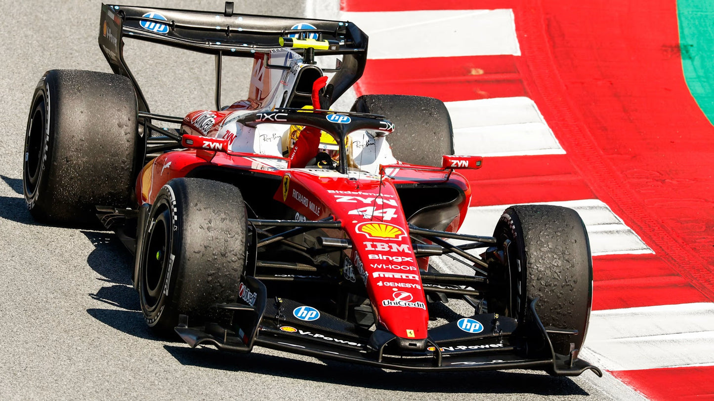 [PRE-ORDER] Looksmart - Ferrari SF-26 44 Lewis Hamilton F1 winner Barcelona Catalunya Spain GP 2026 - 1/64 Scale LS64037