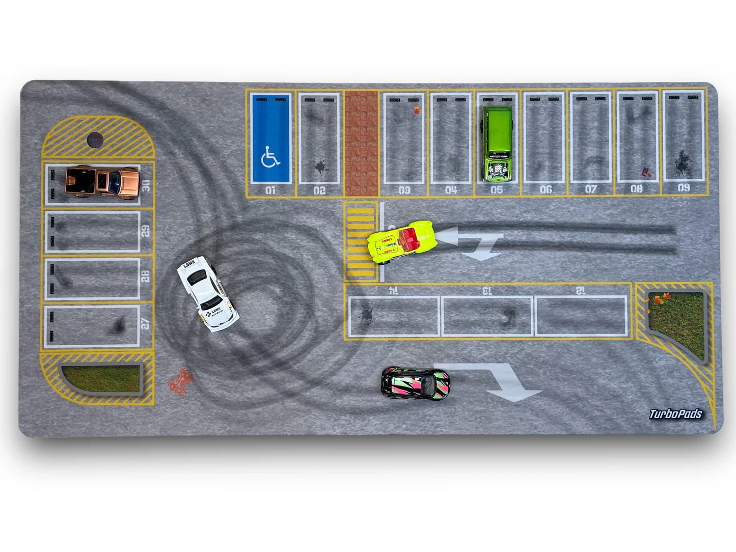 TurboPads - Los Angeles 70cm X 35cm mousepad - 1/64 scale