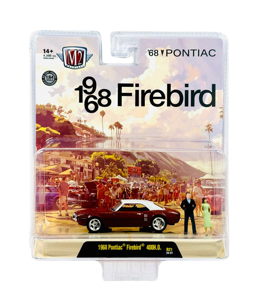 M2 Machines - 1968 Pontiac Firebird 400 H.O. with figures - Scala 1/64
