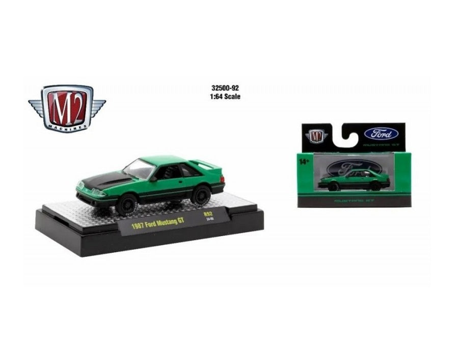 M2 Machines - 1987 Ford Mustang GT - 1/64 Scale