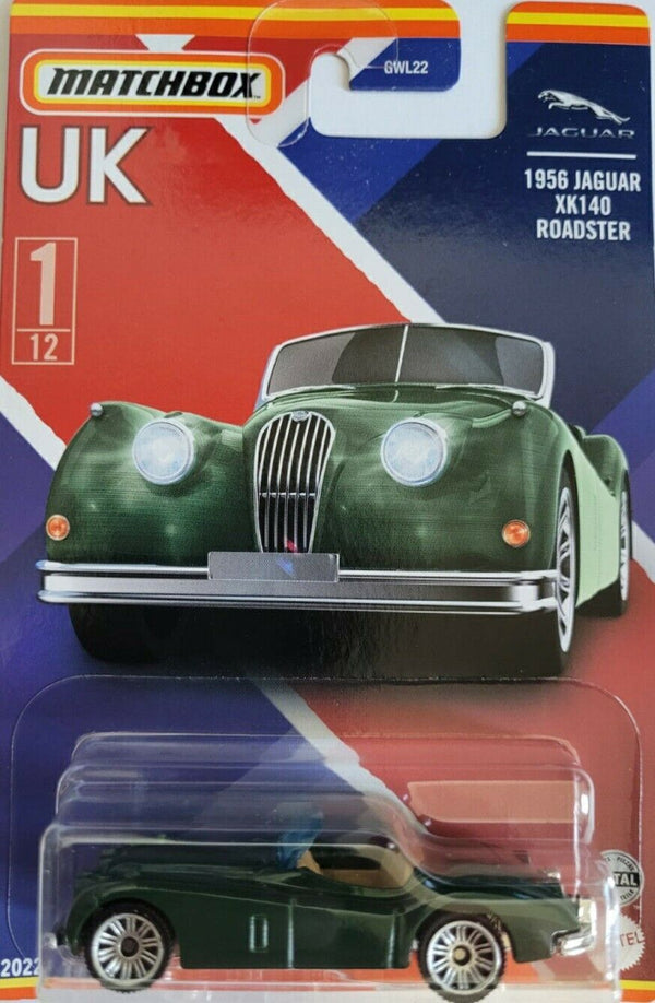 Matchbox ’56 Jaguar XK140 Roadster – Modellauto Im Maßstab 1:64 – Sammlerstück Für Unterwegs Matchbox ’56 Jaguar XK140 Roadster – Modellauto Im Maßstab 1:64 – Sammlerstück Für Unterwegs