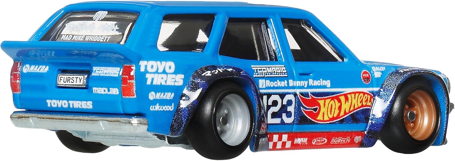 Hot Wheels Premium - Mad Mike Mazda RX-3 Wagon/Remorque Ronin Run