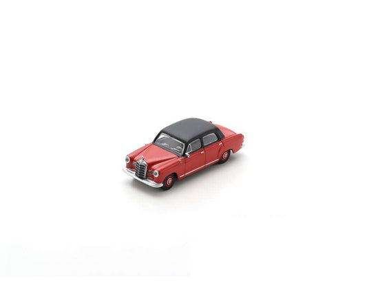 Schuco - Mercedes-Benz 180 Ponton Red/Black - Scala 1/64 452037300