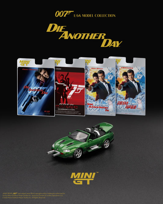 [PRE-ORDER] Mini GT - Jaguar XKR Die Another Day movie 007 James Bond - Scala 1/64 MGT00908-007TC  Chinese Packaging