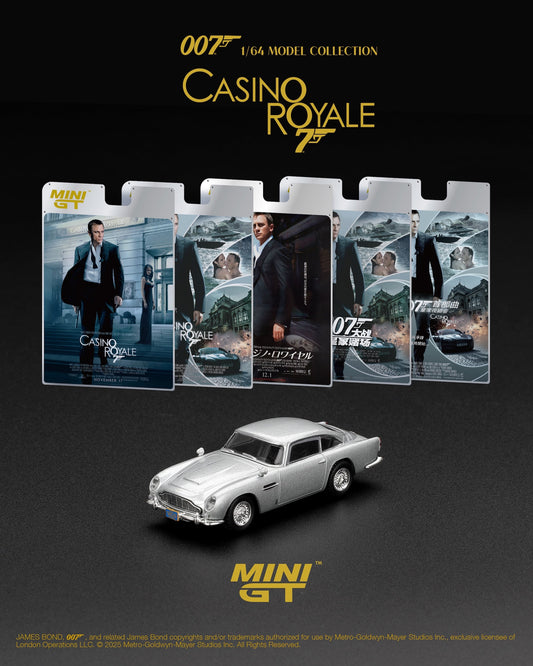 [PRÉCOMMANDE] Mini GT - Aston Martin DB5 Casino Royale James Bond 007 film 2006 - Échelle 1/64 MGT00909-007E Blister anglais