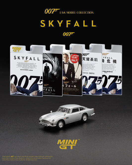 [PRE-ORDER] Mini GT - Aston Martin DB5 Skyfall movie 007 James Bond - Scala 1/64 MGT00913-007J  Japanese Packaging